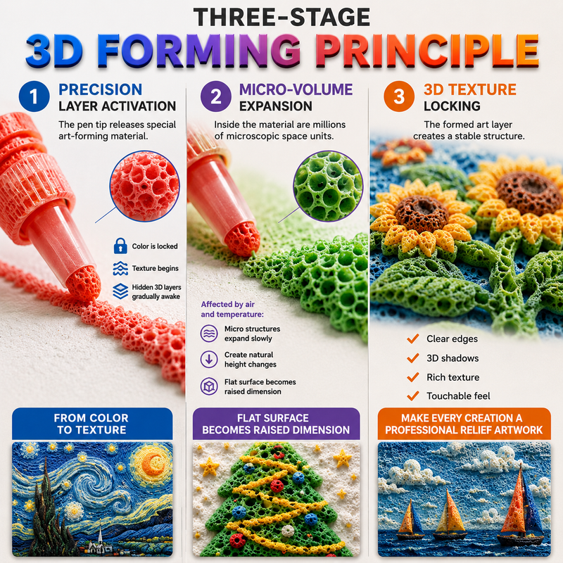 THREE-STAGE3D FORMING PRINCIPLE