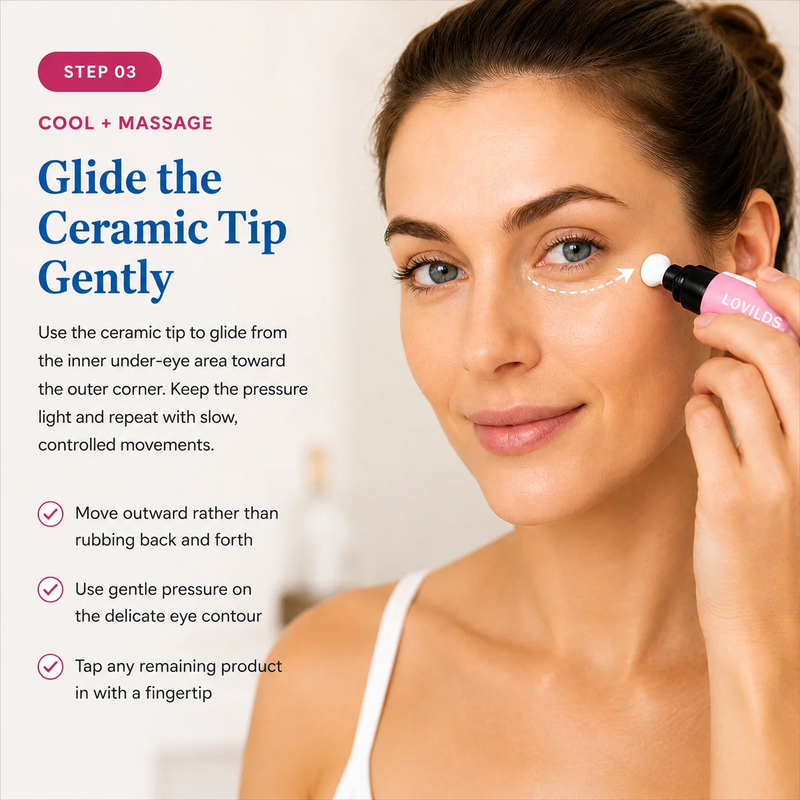 Glide the Ceramic Tip Gently