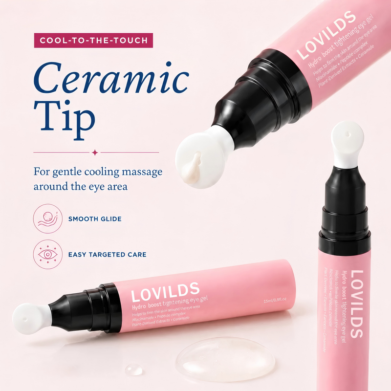 Ceramic Tip for Gentle Eye Massage