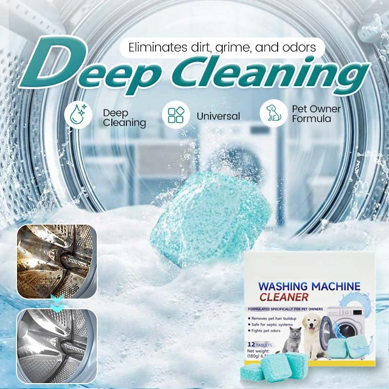 Deep Cleaning Washing Machine Tablets for Pet Owners